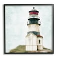 thumbnail image 2 of Stupell Industries Calm Lighthouse Clear Sky Ocean Beach Painting White Framed Art Print Wall Art, 17x17, by Kim Allen, 2 of 5