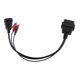 thumbnail image 2 of BOROCO 3 Pin a 16 Pines OBD2 Adaptador de Conector Cable de Diagnóstico para Alfa Lancia Negro, 2 of 5
