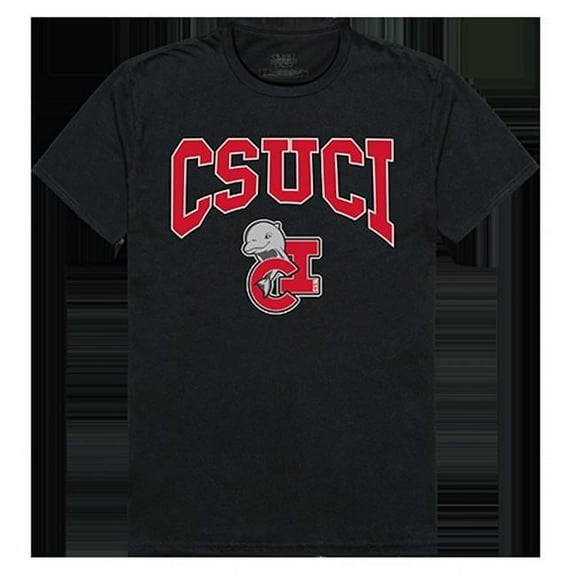 W Republic Apparel 527-204-E27-01 California State University Channel Islands Athletic Tee, Black - Small