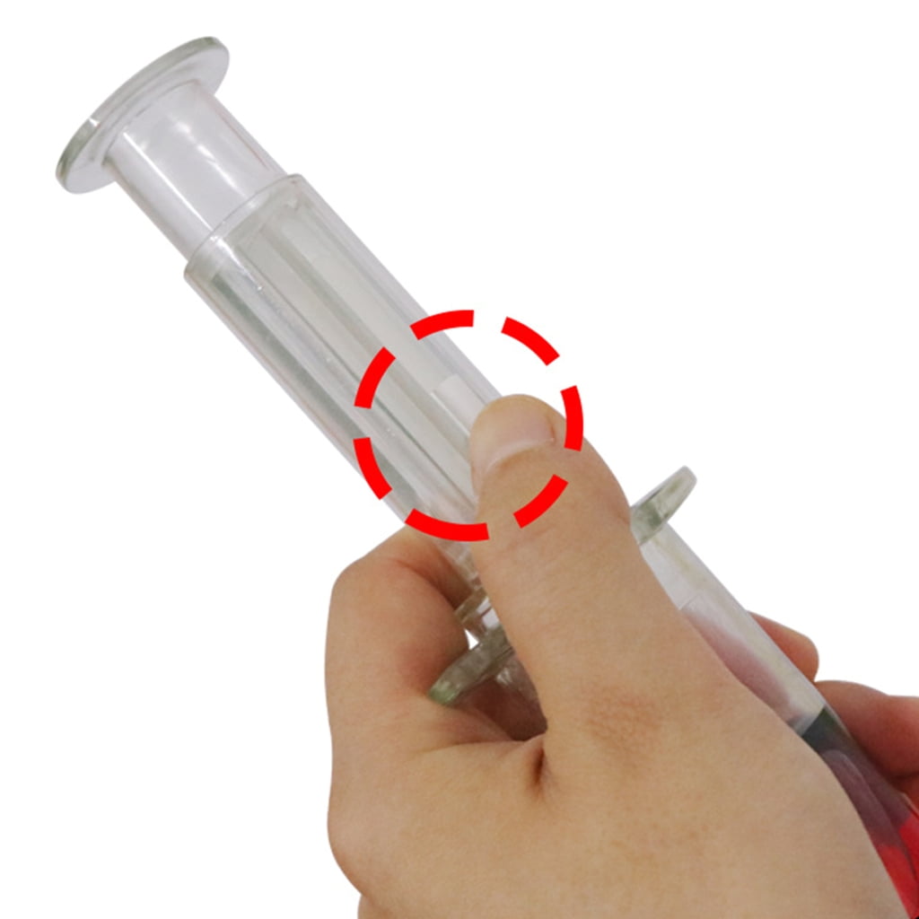 5 Pcs Funny Syringe-Pens Black Ink Ballpoint Pen Retractable Nurse Pen for Party