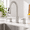 Satin Nickel-3 Holes, variant on 2 Holes Nickel Stainless Steel Pull Down Kitchen Faucet with Single Handle and 3 Modes