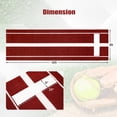 thumbnail image 3 of Costway Softball Pitching Mat with Pitching Mound, Anti-Fade Turf & Anti-Slip Foam Backing Red, 3 of 10