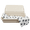 Almond With Black Paw Interior, variant on Titan Casket Standard Pet Burial Casket (Small) Almond With Grey