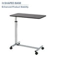 thumbnail image 4 of Drive Medical Non Tilt Top Overbed Table, Chrome, 4 of 6