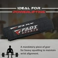 thumbnail image 3 of Fadi Sports Black Weight Lifting Straps – 60CM heavy-duty grip with 5MM neoprene wrist support. Anti-slip & built for serious lifting., 3 of 7