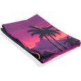 thumbnail image 5 of Pink Purple Sunset Tapestry Hippie Wall Hanging Tapestries Aesthetic Decorative for Living Room Bedroom Ceiling 90x60In Home Decor Gifts, 5 of 7