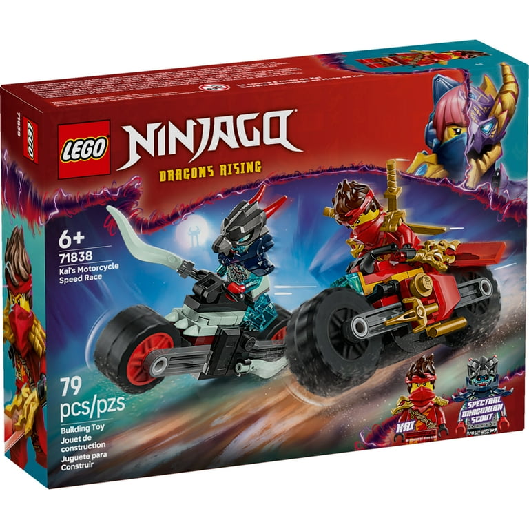 LEGO NINJAGO Kai's Motorcycle Speed Race Building Toy for Kids