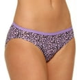 thumbnail image 2 of Women's Hanes D42L Cotton Bikini Panties - 3 Pack (Assorted 7), 2 of 4