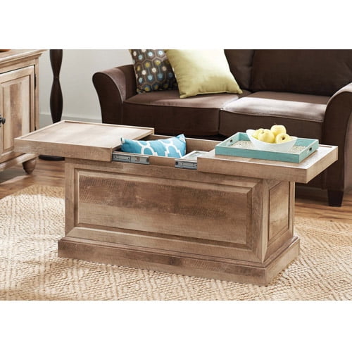 Better Homes Gardens Crossmill Collection Coffee Table Weathered Finish Walmart Com Walmart Com