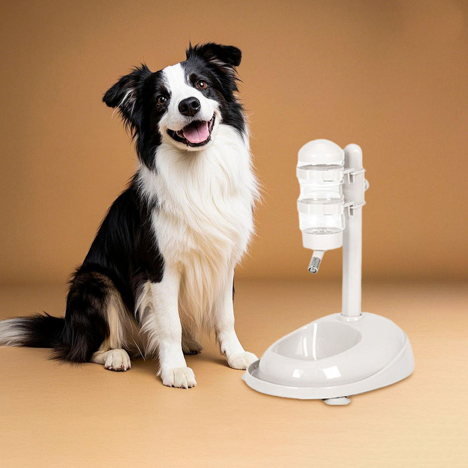 Ailezt Automatic Pet Water Dispenser Bowl Adjustable Height Detachable Standing Water Feeder For Dogs Cats Indoor Use Durable