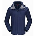 thumbnail image 1 of CAMEL CROWN Men’s Ski Jacket with Inner Fleece 3 in 1 Waterproof Winter Jacket, 1 of 7