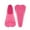 Warm Pink, variant on Swim Training Fins Soft Silicone Lap Swimming Short Floating Flippers with Mesh Bag for Kids Adult Men Women