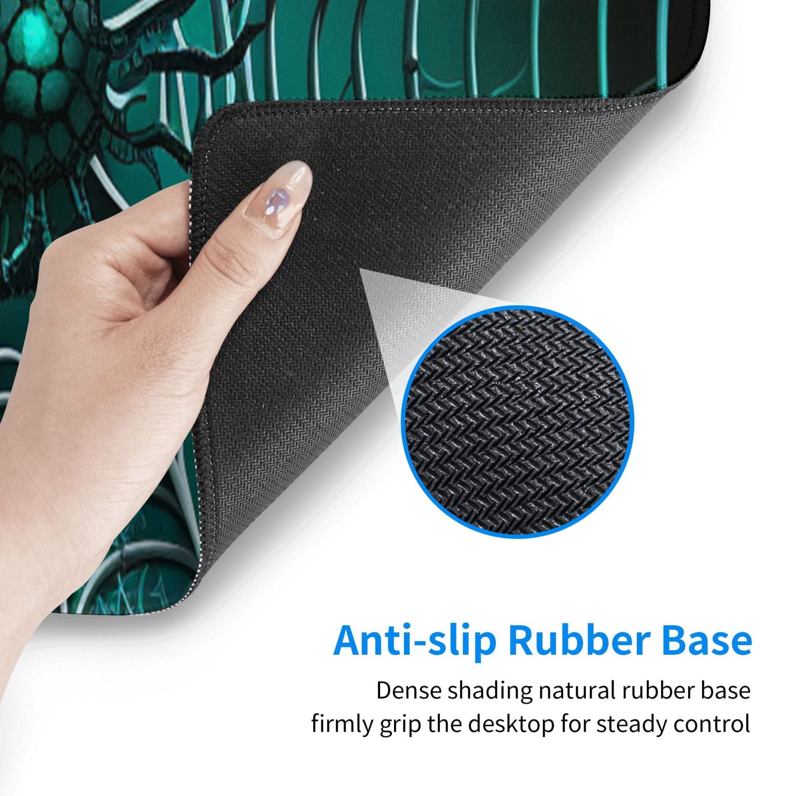 Spider Web Gothic Art Mouse Pad Extended Large Gaming Mousepad Non-Slip Rubber Big Keyboard Desk Mat 31.5 X 11.8 Inch