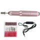 thumbnail image 5 of Mini pulidora de uñas con carga USB, estilo bolígrafo (oro rosa, 1 pulidora de uñas, 1 cabezal de pulido de cerámica de color aleatorio, 1 caja de cabezales de pulido), 5 of 5