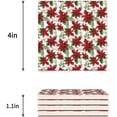 thumbnail image 3 of FMSHPON Merry Christmas Set of 4 Coaster for Drinks, Absorbent Ceramic Stone Coasters Cup Mat with Cork Base for Home Kitchen Room Coffee Table Bar Decor, 3 of 4