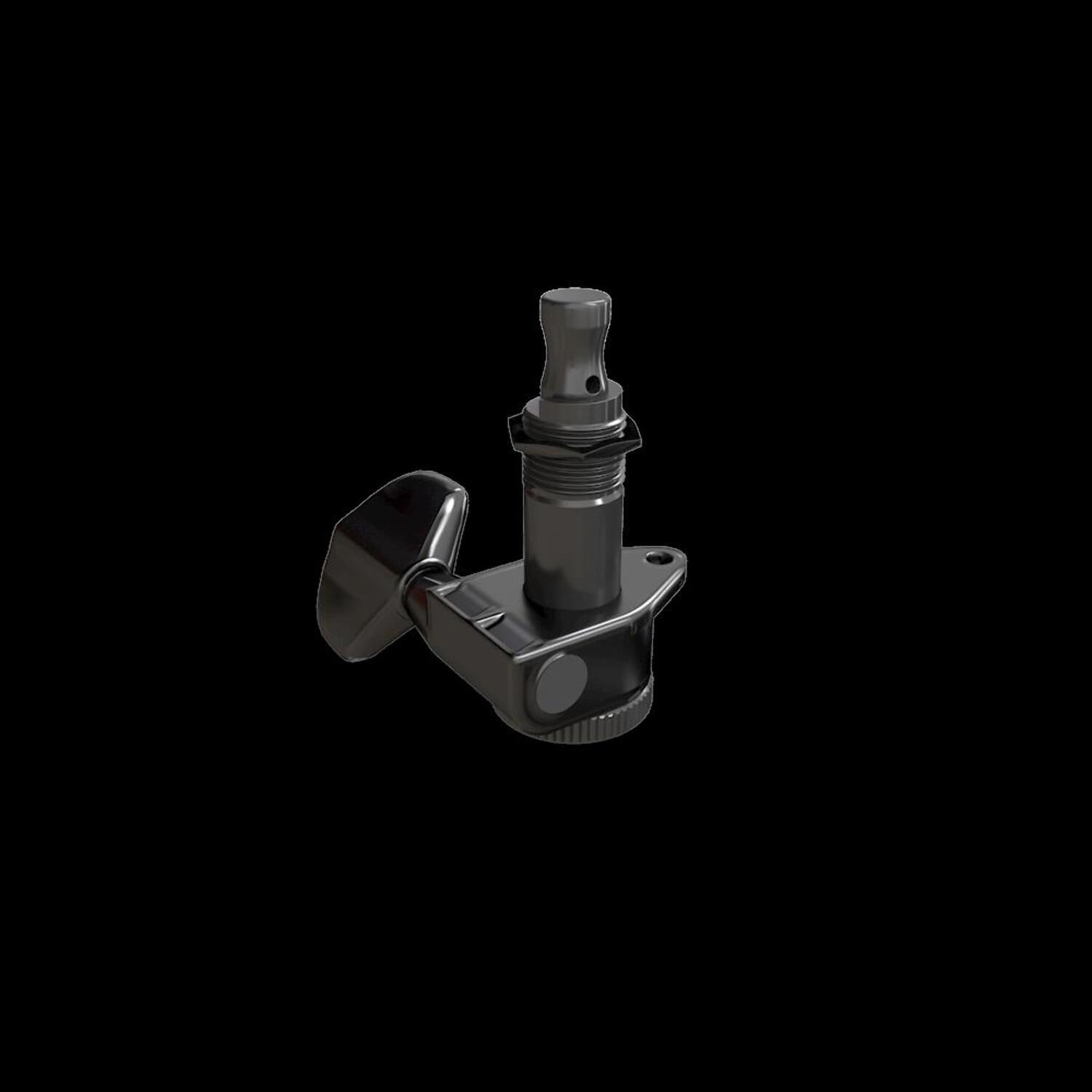 D'Addario Auto-Trim Tuning Machines, 3 + 3 Setup, Black