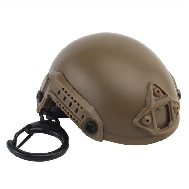 Mini de Casco Rápido, Accesorio Táctico para Fanáticos, Abridor de Cerveza, Destapador de , Juguete con Forma de Casco de Juguete, Café.
