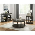 thumbnail image 5 of Furniture of America Kelda Oval End Table, Brown, 5 of 6