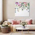 thumbnail image 5 of Eucalyptus Flower Wall Art Painting on Canvas, Sage Green Botanical Boho Leaf Pink Canvas Art Home Prints Wall Art Framed Modern Artwork for Living Room Bedroom Wall Decor 16x16in, 5 of 9