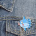 thumbnail image 2 of Broche de aleación para solapa para bufandas y decoración de ropa, estilo Accent XZ1205 Broche adorable de animal de dibujos animados, 2 of 8