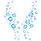 thumbnail image 1 of Chic Car Sticker 2Pcs Decorative PVC Auto Sticker For Car Owners With Unique Blue Square Design, 1 of 3