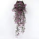 thumbnail image 2 of plantas artificiales colgantes: rosas rojas artificiales para pared, hiedra artificial para pared, hogar, porche, jardín, guirnalda decorativa para bodas al aire libre (sin cesta), 2 of 5