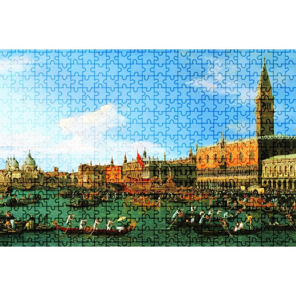 Oil Painting Wooden Jigsaw Puzzle Adults Kids DIY Educational Toy 300-1000pcs 