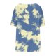 thumbnail image 4 of Tamaño Más Manga Corta Tops para las Mujeres Impreso Manga Corta Sólida Redonda Cuello Plegado Blusa, Poliéster Más Tamaño Superior, Lavado a Mano, 4 of 6