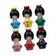 thumbnail image 3 of 6 Muñecas japonesas con kimono tradicional: encantadoras piezas de colección, figuras únicas para jardines de hadas procedentes de Japón., 3 of 9