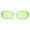 Green, variant on Geometric Rectangular Sunglasses Women's Colorful Rhinestone Shades UV400 Purple