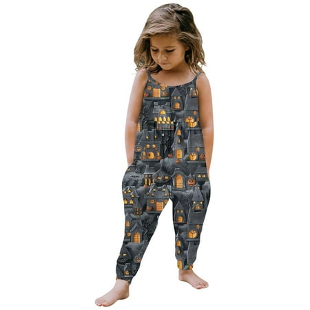

Toddler Baby Girl Prints Jumpsuit Sleeveless Romper Outfits Pants Clothes Baby Clothing Set For Girls Baby Boy Onesies 3-6 Months Newborn Gown Onesie