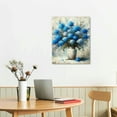 thumbnail image 3 of Nawypu  Hydrangeas Canvas Wall Art - Painted Large Blue Floral Paintings for Living Room and Bedroom Decor, 3 of 5