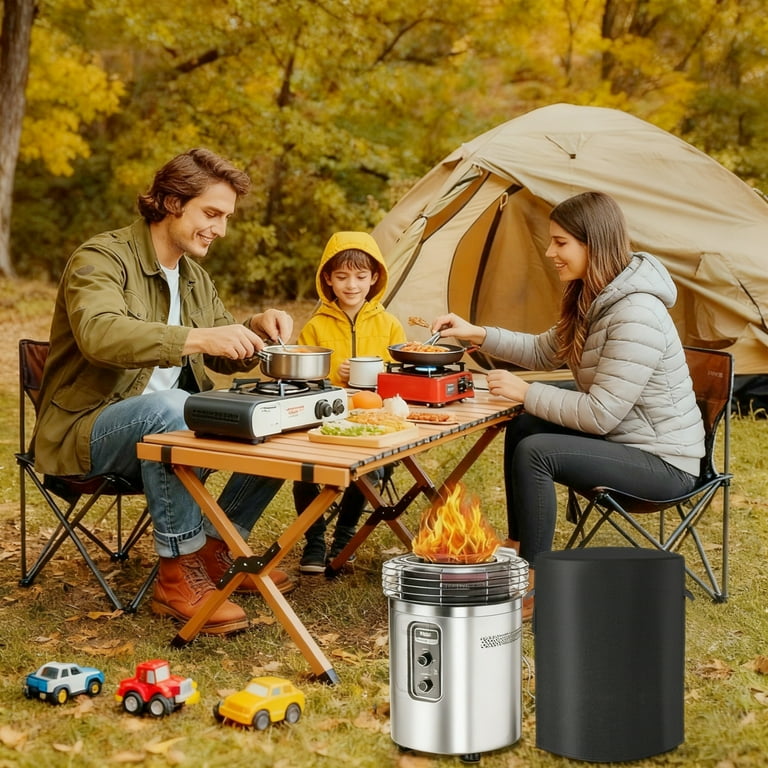 Firesideファイヤーサイド　3点セット Ninja Fireside 360 Outdoor Heater & Fire Pit, Waterproof Firepit