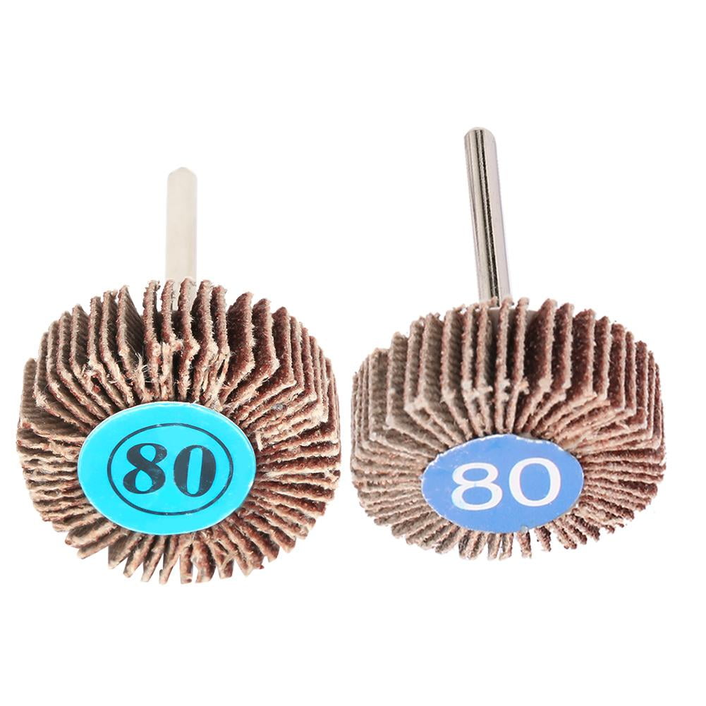 Mgaxyff 5Pcs Sanding Polishing Flap Wheel Head Electric Tool Accessories 3*25mm, Grinding Flap