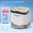 thumbnail image 3 of Riedhoff Car Refrigerator, Cooler & Warmer 35 Quart/33 L, 12V/110V AC Plug in, Gray, 3 of 13