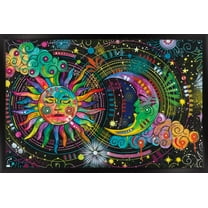 Dean Russo - Sun And Moon Wall Poster, 22.375" x 34" Framed