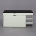 thumbnail image 3 of SOCE012 - Craftsman Shoe Storage bench with Long Bench Seat, 3 of 8