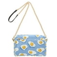 thumbnail image 2 of FORMRS Women Crossbody Purse with Chain Strap Vegan Leather Shoulder Handbag, Playful Fried Eggs, 2 of 7