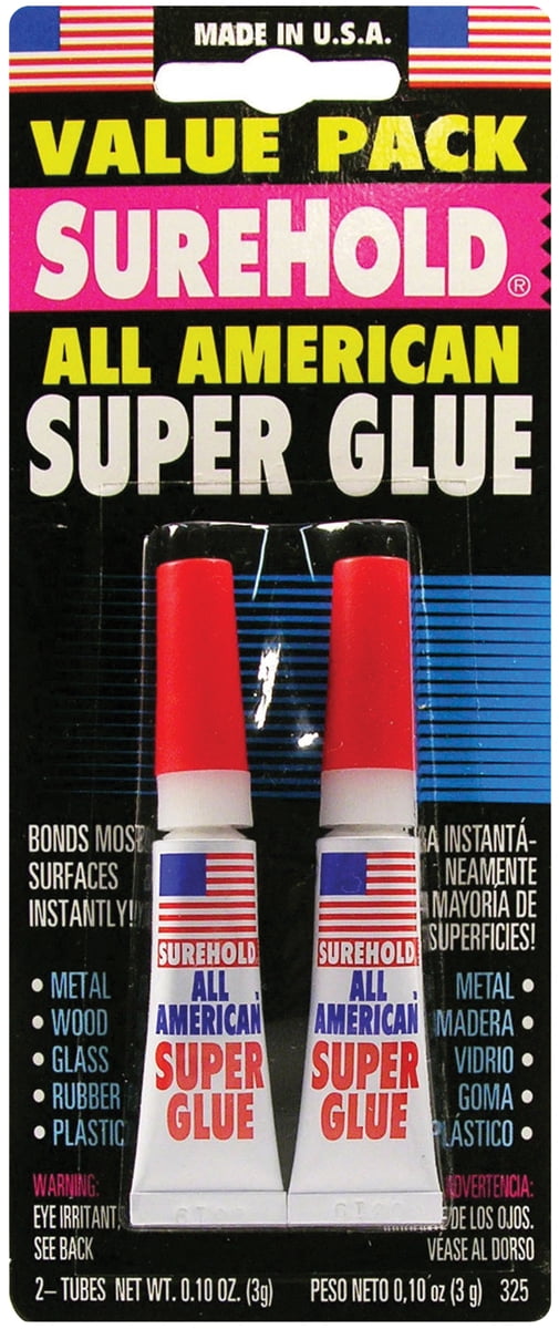 All American Super Glue-3 Grams Each 2/Pkg