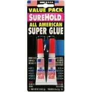 All American Super Glue-3 Grams Each 2/Pkg