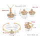 thumbnail image 3 of Juego De corona collar Aretes y Brazalete Con diamantes Malubero Malu1761, 3 of 3