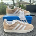 thumbnail image 2 of Ad-id-as Gazelle Washed Beige Men's Athletic Shoes IH9865 Size 4.5, 2 of 6