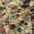 thumbnail image 5 of Ambesonne Forest Valance Pack of 2, Graphical Woodland Mushrooms, 42"X18", Pale Camel Multicolor, 5 of 5