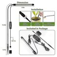 thumbnail image 2 of Grow Light For Indoor Plants Growing, 6000k Full Spectrum Gooseneck Plant Lamp For Seedings Succule Hy, 2 of 5