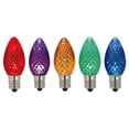 thumbnail image 1 of Ampoules de Remplacement à LED Facettées C7 avec Lumières Multicolores - Lot de 5, 1 of 1