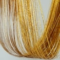 thumbnail image 3 of 19.7 Inch Clip In Hair Tinsel Fairy Hair Tinsel Kit Clips Clip On Glitter Hair Tinsel Extensions (Gold), 3 of 9