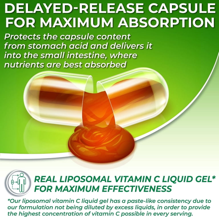 Walmart's Liposomal Vitamin C Gel, Organic Acerola, 1100mg - 2