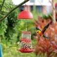 thumbnail image 6 of Mesh Tube Bird Feeders, All Metal,Wild Bird Feeder for Sunflower Seeds or Mealworm,Large Tray Weatherproof Roof for Outdoors Hanging, 6 of 6