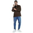 thumbnail image 2 of Atasi Indian Mens Short Kurta Henley Shirt Long Sleeve Mandarin Collar Shirt, 2 of 7