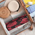 thumbnail image 5 of Hair Tools Storage with Heat Resistant Mat- The Perfect Red Rose Pattern Printed Curling Iron Travel Bag/Flat Iron Case for Women, 5 of 8